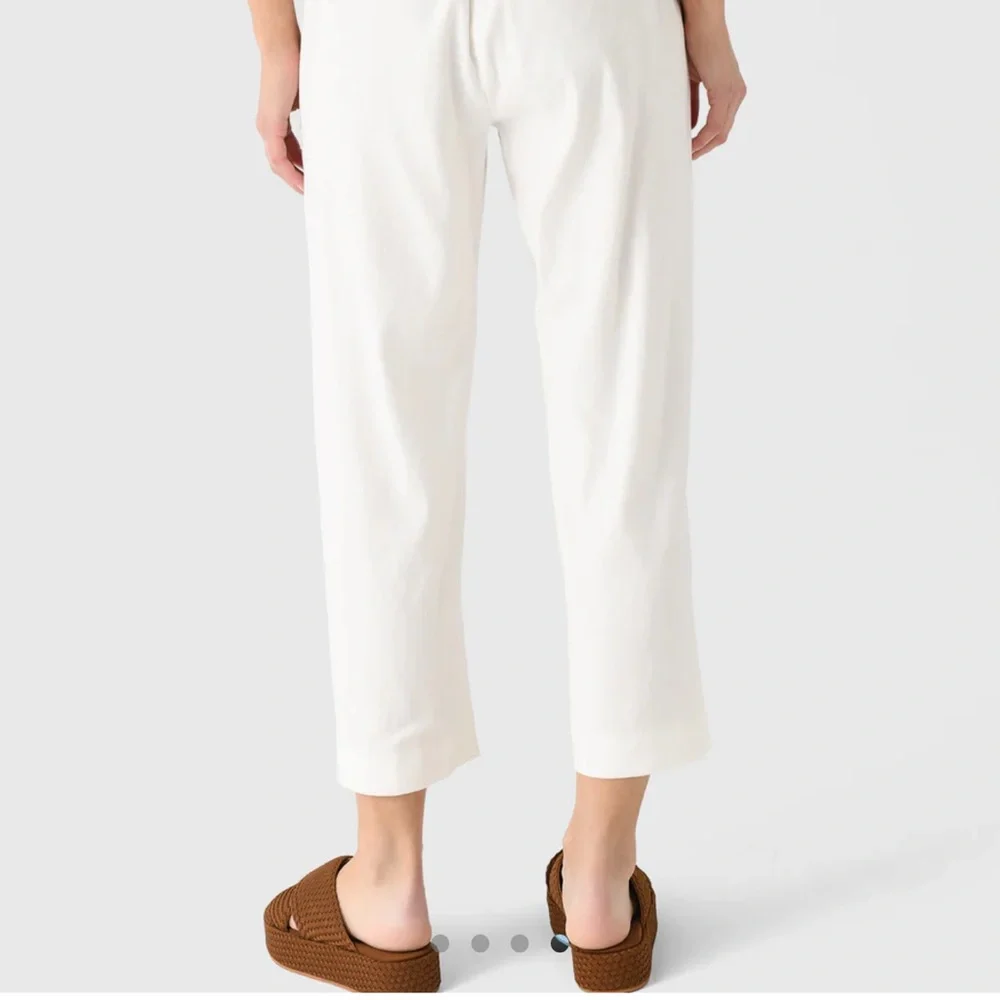 Vince Women's linen blend Pull-On Pants - Picture 2 of 11